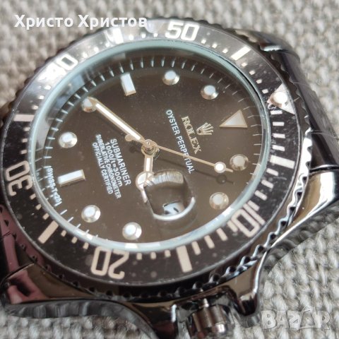 Новогодишна промоция!Мъжки луксозен часовник Rolex Submariner , снимка 3 - Мъжки - 41513222