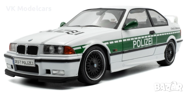 BMW E36 M3 Drift Police 1/18 Solido, снимка 2 - Колекции - 52787942