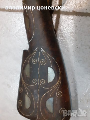 Стара красива кремъчна пушка,пищов,пистолет,оръжие, снимка 4 - Колекции - 42703588