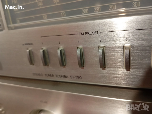 Тунер AUREX/Toshiba ST-T50, снимка 4 - Ресийвъри, усилватели, смесителни пултове - 51858916