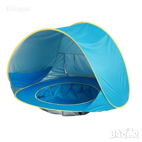 Саморазгъваща плажна палатка с детски басейн 2в1, снимка 8 - Други - 54231208
