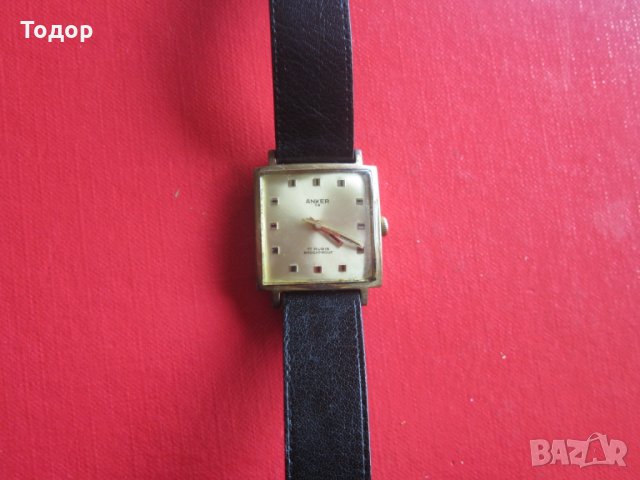 Позлатен часовник Анкер , снимка 6 - Мъжки - 29438288
