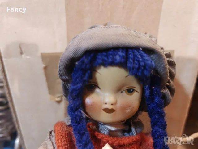 Стара порцеланова кукла/момиче, снимка 3 - Колекции - 48264118