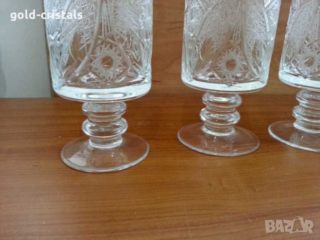 Ретро кристални чаши , снимка 10 - Антикварни и старинни предмети - 29704625