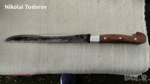 Оригиналан масат Дик.Стар овчарски нож. Реставриран.Цена 220 лв., снимка 4 - Други ценни предмети - 52468822