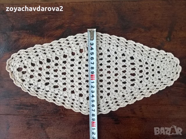 2 БР. КАРЕТА ПЛЕТЕНИ НА ЕДНА КУКА. НОВИ!, снимка 3 - Декорация за дома - 35221534