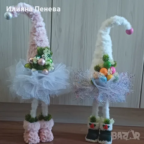 Коледна елхичка с поличка, снимка 4 - Декорация за дома - 56120918