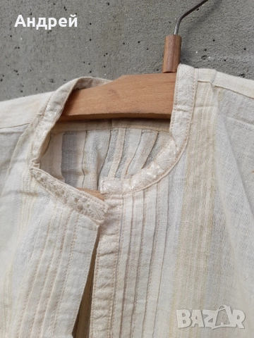 Старинна Мъжка кенарена риза #11, снимка 7 - Други ценни предмети - 52956195