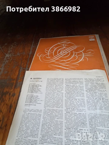Само 3а Ценители: Стари Грамофонни Плочи-ШОПЕН, снимка 3 - Грамофонни плочи - 51136313