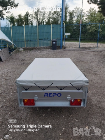 Туристическо ремарке REPO RPP с плосък брезент, снимка 6 - Ремаркета - 52116685