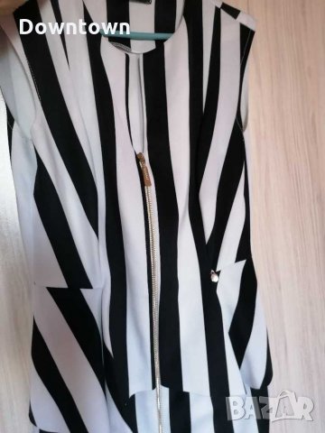RINASCIMENTO made in Italy, оригинална елегантна Черно-бяла рокля /размер S /, снимка 2 - Рокли - 31088377