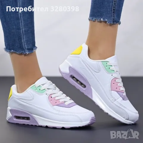 Олекотени дамски маратонки. , снимка 3 - Маратонки - 49168469