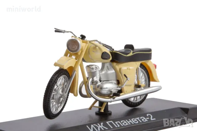 ИЖ Планета 2 от 1964 мотор - мащаб 1:24 на Наши Мотоцикли модела е нов в блистер, снимка 1