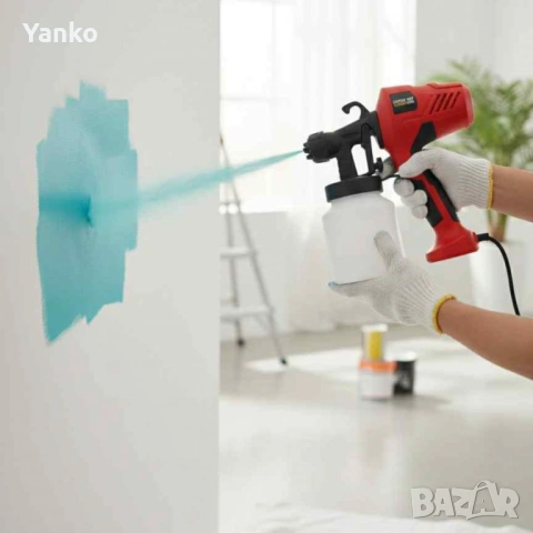 Електрически пистолет за боядисване Electric Paint Sprayer Elite, снимка 3 - Бои, лакове, мазилки - 53994178