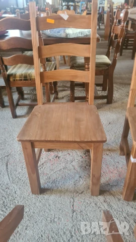 масивен стол внос от Европа, снимка 4 - Столове - 50681653