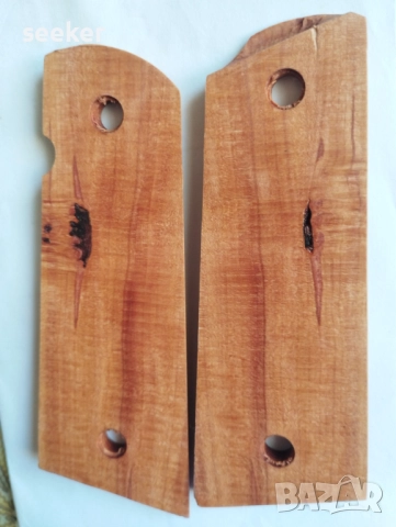 Дървени чирени за пистолет Colt 1911, снимка 5 - Оборудване и аксесоари за оръжия - 51600263