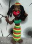 Реге кукла с расти, стил Боб Марли, снимка 2