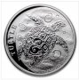 сребърна монета 1 оз 1 oz костенурка, снимка 1