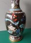 Прекрасна 19ти век Китайска Емайл Клазоне бронзова ваза, снимка 6
