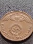 Две монети 1 райхспфенинг 1938г. / 1 райхспфенинг 1937г. Трети райх с СХВАСТИКА редки 37760, снимка 6