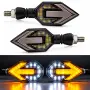 Динамични LED мигачи с опушен корпус и DRL 2 броя, снимка 2
