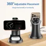 Csspew 3 в 1 магнитно безжично зарядно за Apple устройства, 15W, черно, снимка 5