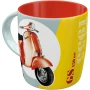 Керамична чаша Ретро стил Vespa, снимка 1