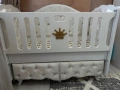 Детско бебешко легло с чекмедже + матрак“, снимка 2