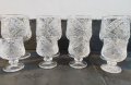 Нови! Комплект кристални чаши за вино и уиски или ракия, снимка 1 - Сервизи - 31866841