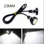 Комплект дневни DRL LED Eagle Eye бели светлини 12V,23mm, 2бр, снимка 4