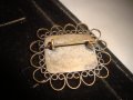 ВЪЗРОЖДЕНСКА БРОШКА БРОНЗ НАКИТ СТАРО ГРАДСКО БИЖУ 17495, снимка 7