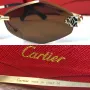Cartier 2024 дамски слънчеви очила ромб 3 цвята, снимка 11