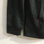 Спортно марково еластично горнище с джобове и качулка в тъмно сиво, снимка 3