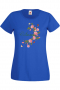 Дамска тениска Лили цветя и пеперуди Имен ден Подарък,Изненада,Празник,Цветница, снимка 2