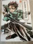 Изкуството на Demon Slayer [Kimetsu no Yaiba] + ключодържател и обеците на Tanjiro, снимка 4
