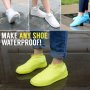 Силиконови водоустойчиви протектори за обувки - калцуни, снимка 4
