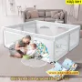 Голяма лесно сглобяема кошара за игра за деца и бебета с размери 200 x 200 см - КОД 3911, снимка 4
