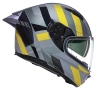 Каска Nolan N60-6 Sport Dinamico 344 Gray Yellow Black – Гланц ECE 22.06, снимка 4