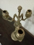 Комплект от два масивни бронзови свещника - свещник, снимка 5