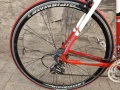 28 цола алуминиев велосипед с 24 скорости палцови команди усилени капли карбонова вилка като нов , снимка 4