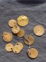 Лот малки месингови монети имитация за накит носия колекция 68361