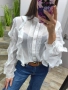 Бяла дамска риза, снимка 6