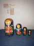 Традиционна руска матрьошки, ръчно рисувани, висока 14см., снимка 1