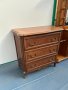 шкаф / скрин с 3 чекмеджета  от масивно дърво (дърворезба) 100/100см -цена 204 лв -100см височина , , снимка 3