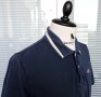 Napapijri Men`s Navy Blue Collared Short Sleeve Casual Polo T-Shirt Size L, снимка 6