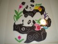 Giant Panda: Stamp and Papercut in China, снимка 6