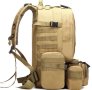 55L тактическа раница 4B1 Military военна водоустойчива туризьм Mole, снимка 11