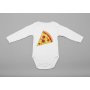 Комплект Мъжка тениска и Детско боди с мотив Pizza,2 броя,Пълноцветна щампа, Не се бели , снимка 3