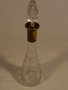 Ретро кристален декантер с метален обков , снимка 8