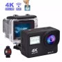 Водоустойчива спортна екшън камера 4K Ultra HD, снимка 1 - Камери - 42057596